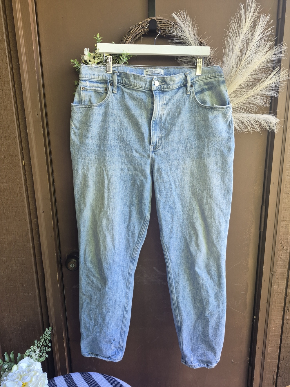 Abercrombie & Fitch Light Blue Denim High Rise Jeans